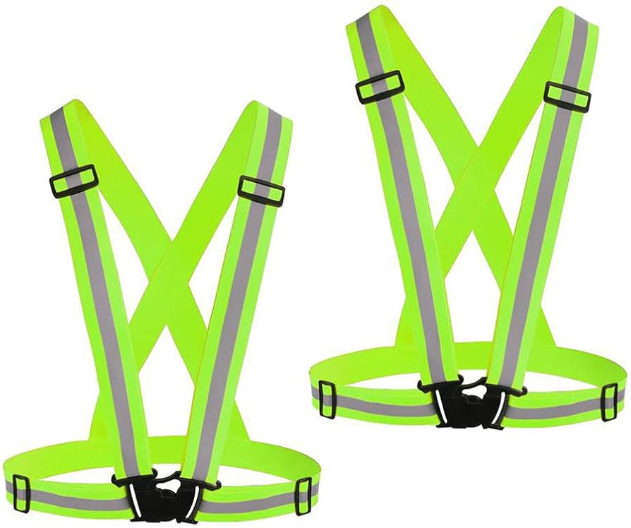High-Visibility Lightweight Mesh Reflective Running & Safety Vest