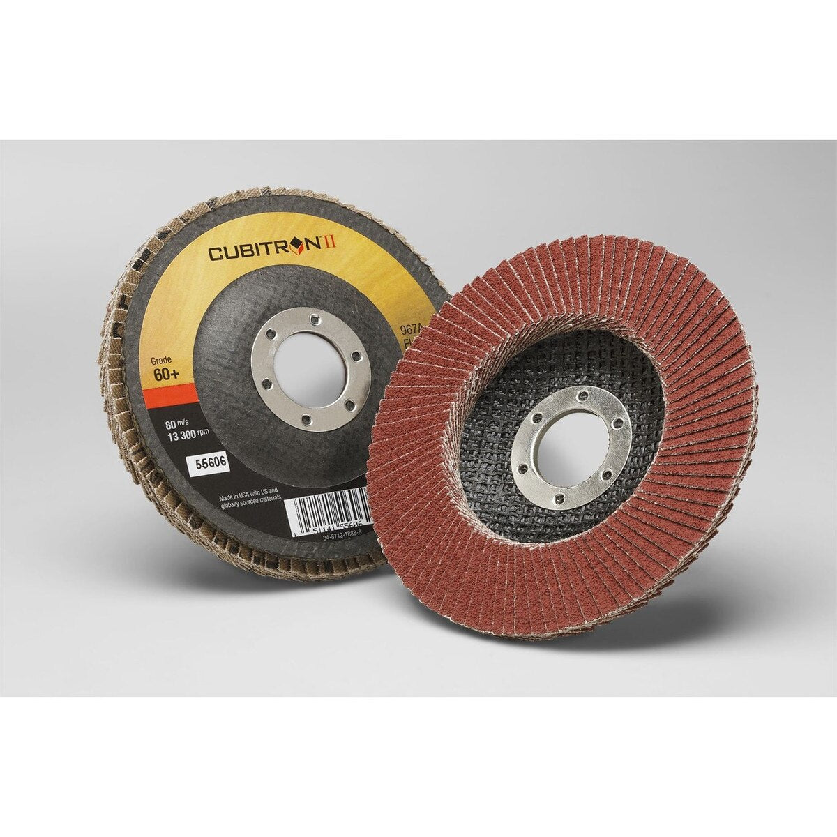 7000148182 3M™ Cubitron™ II 967A Disc, 4 1/2 Inch Dia, 60 Grit, Right Angle, T27