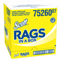 Scott Rags In A Box, White - 200 Count