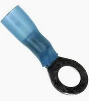 16-14 AWG Electrical Wiring Heat Shrink 1/4" Ring/Eye Terminals