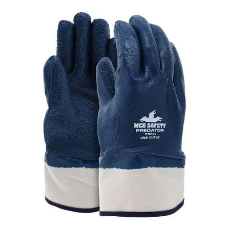 MCR Safety Predator Series Nitrile (NBR) Coated Cotton Work Gloves