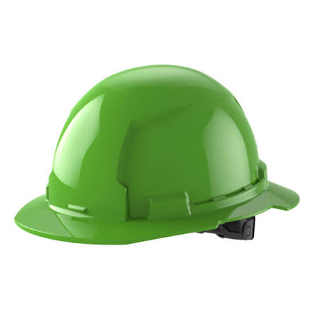 Full Brim Hard Hat with 6-Point Adjustable Swinging Ratchet Suspension, Type I Class E
