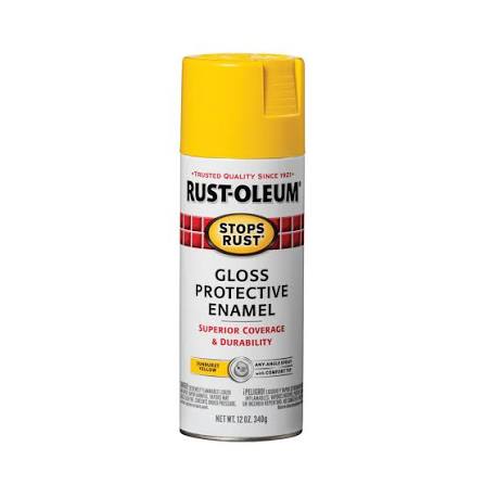 Rust-Oleum® Stops Rust® Gloss Protective Enamel Spray Paint (12 oz. Aerosol Can, Sunburst Yellow)