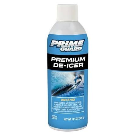 Prime Guard Premium High-Performance Aerosol Windshield & Lock De-Icer (11.5 oz)