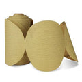 Gritly Abrasives® PSA Sandpaper Disc Roll (6" Diameter, 80 Grit, 100 Discs/Roll, Pressure Sensitive Adhesive)