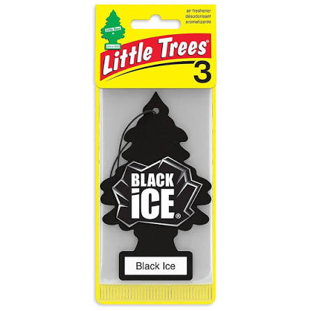 Little Trees Black Ice Air Freshener