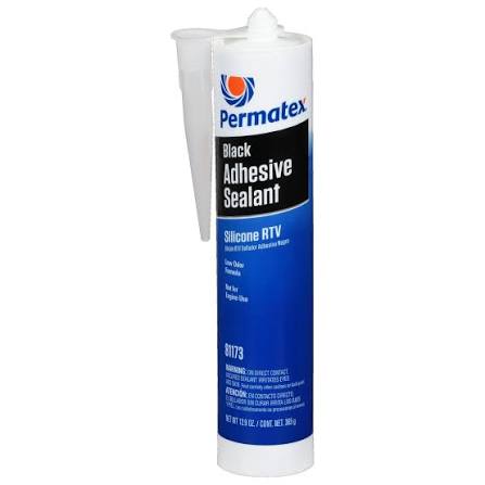 Permatex Black Adhesive Sealant 12.9 oz