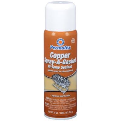 Permatex Copper Spray-A-Gasket High-Temp Sealant, 9oz Can