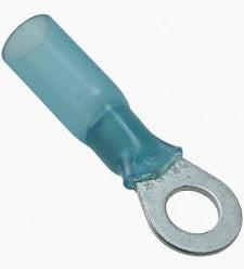 16/14 AWG #10 Stud Ring Crimp Heat Shrink