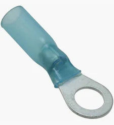 22-16 AWG Electrical Wiring Heat Shrink 1/4" Ring/Eye Terminals
