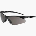 Razor Edge Lightweight Industrial Safety Glasses (Black Frame, Smoke Anti-Scratch Lens)