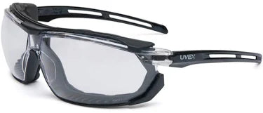 UVEX® Tirade™ Rimless Safety Glasses with Foam Padding, Gray Lens and Anti-Fog Coating